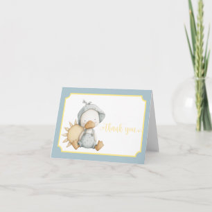 Remerciements Voici la carte de remerciement pour la baby shower