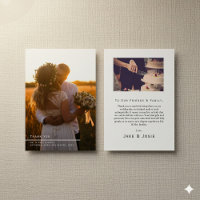 Votre mémoire photo mariage, carte de remerciement