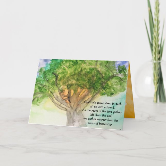 Remerciements Vous Avez Touché Notre Coeur, Carte de remerciemen (Devant)