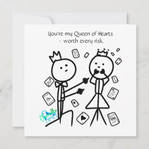Remerciements Vous êtes ma carte de la Reine de Cœur