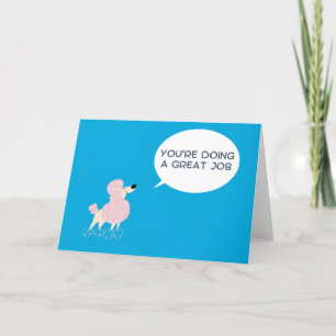 Remerciements Vous faites une excellente carte de voeux de trava