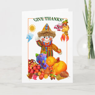 REMERCIEZ ! ~ Carte 4 enfants