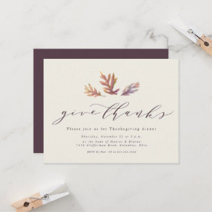 Remerciez Thanksgiving