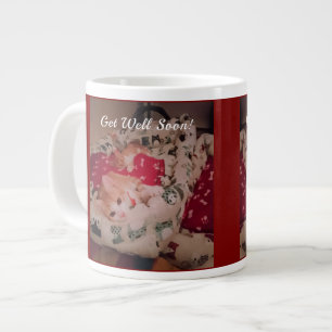 Remettez-vous vite ! Tasse pour amateurs de chats