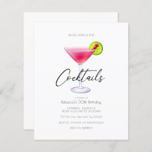 Remise Cosmo Cocktail Invitations