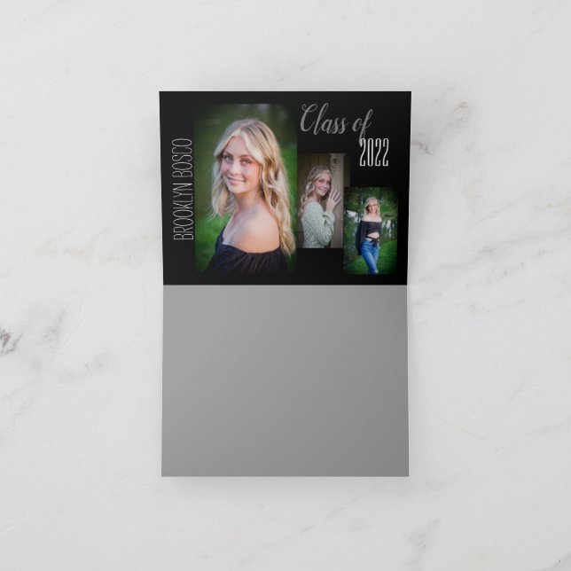 remise de diplômes Merci Votre Carte de remercieme (Intérieur)