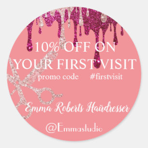 Remise Offre de vente Sticker rond classique