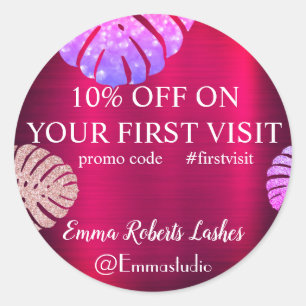 Remise Offre de vente Sticker rond classique