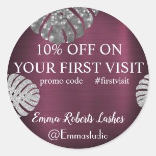 Remise Offre de vente Sticker rond classique