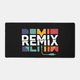 Remix Audio Graphisme Géométrique Rétro Musique