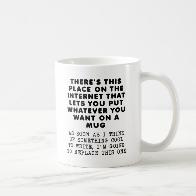 Remplacez Cette Mug Drôle (Droite)