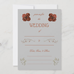 Remplir le Faire-part de mariage vide