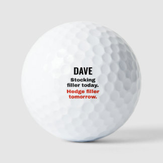 Remplisseur de haie demain : balles de golf person