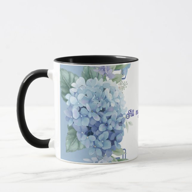Remplissez ma tasse Lord floral Religieux Mug (Gauche)