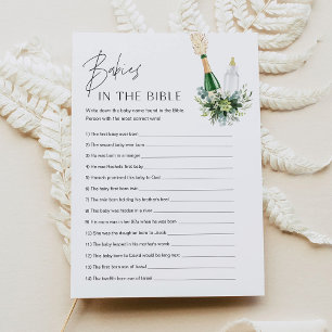 REMY Dans La Carte De Jeu Baby shower Bible
