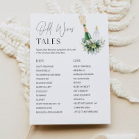 REMY Old Wives Tales Baby shower Carte de jeu