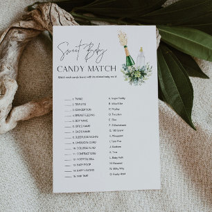 REMY Sweet Baby shower Bonbons Match Card