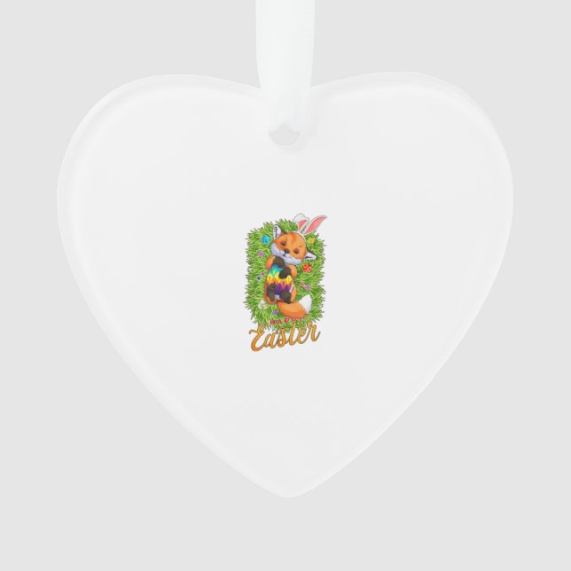 Ren mignon aux oreilles de lapin Joyeuses Pâques R (devant)