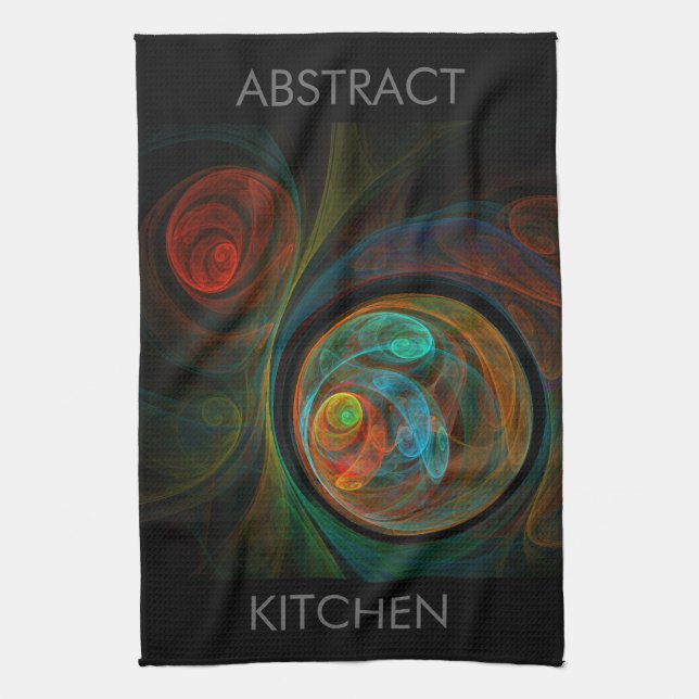 Renaissance Art Abstrait serviette de cuisine (Vertical)