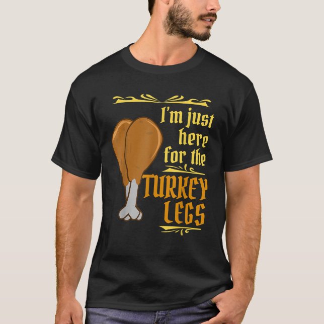 Renaissance Festival Faire T-shirt Turquie Legs Fu (Devant)