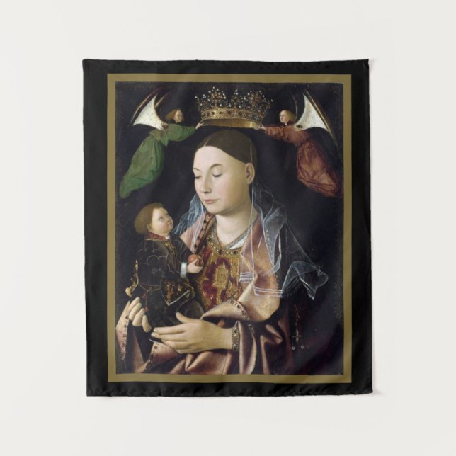 Renaissance sicilienne "Madonna et Tapisserie d'en (Devant)