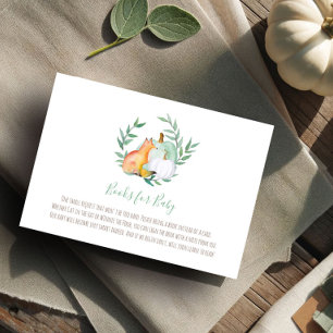 Renard Apportez une carte de livre - Novembre Baby
