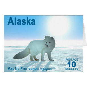 Renard arctique - Alaska Postage