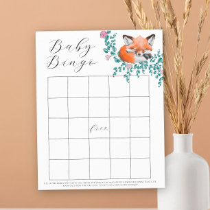Renard bébé mignon - Jeu Baby Bingo