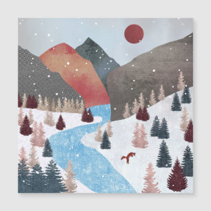 Renard Chassant en Hiver