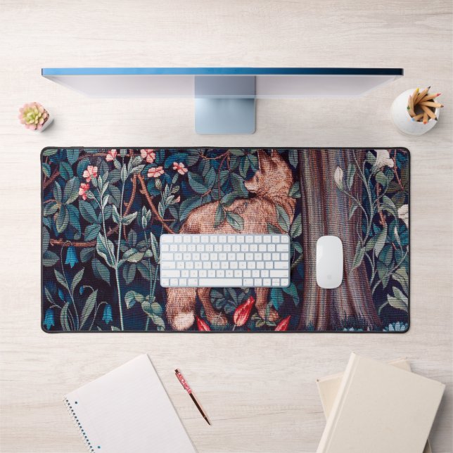 Renard dans la forêt, William Morris (Bureau 1)