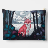 Renard dans le sac de voyage Accessoire de nettoya