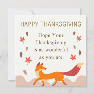 Renard d'automne mignon avec Feuilles en chute dan