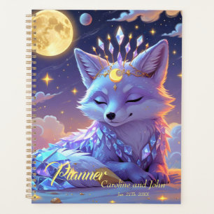 Renard de cristal au clair de lune – Gardien des r