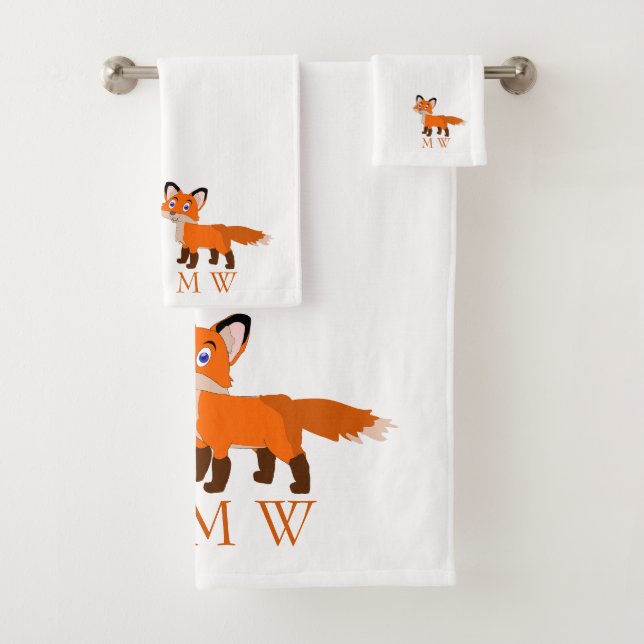 Renard Design Monogrammé (En situation)