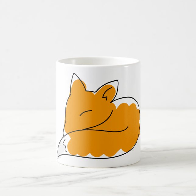 Renard Dessin Nature Mug (Centre)