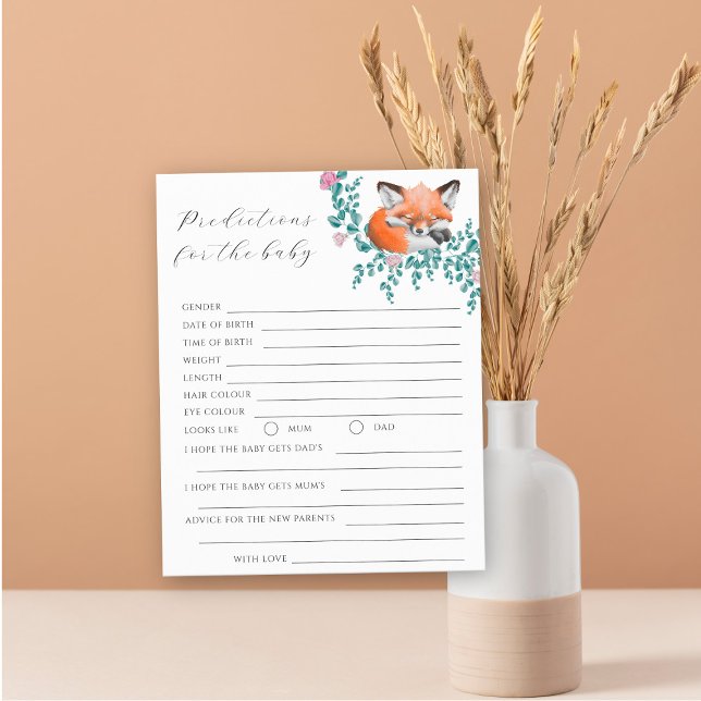 Renard dormant - Prédictions et conseils pour bébé (Créateur téléchargé)