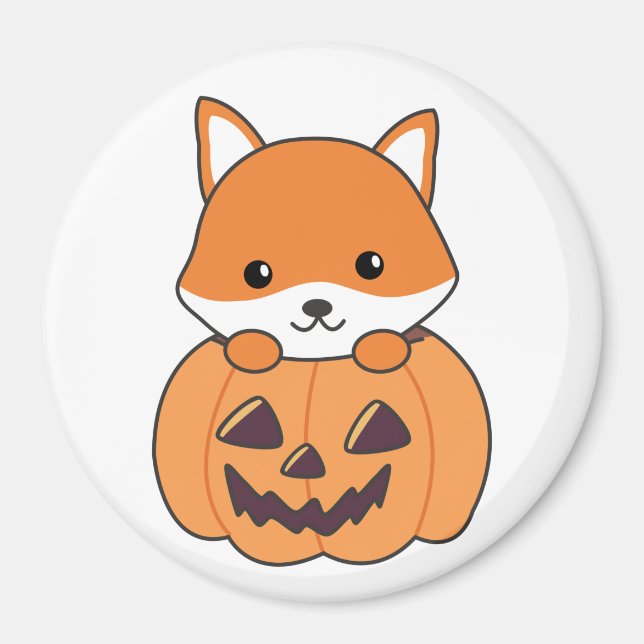 Renard En Citrouille Sweet Foxes Joyeux Aimant Hal (Devant)