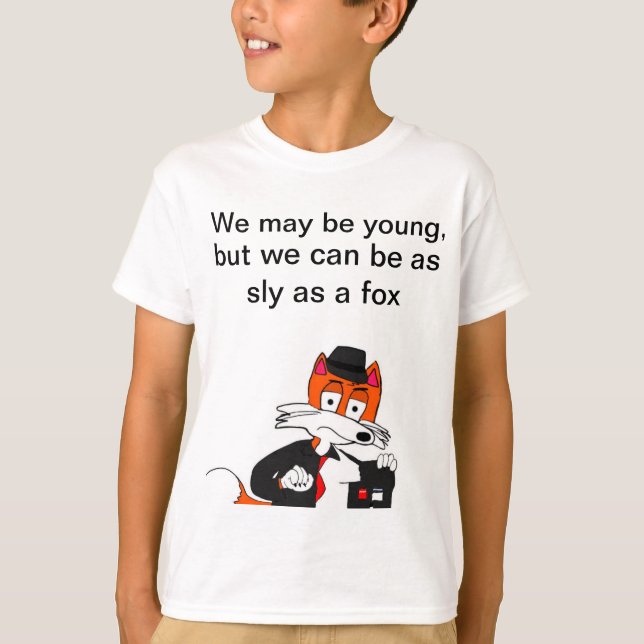 Renard Fugitif - T-Shirt Enfant (Devant)