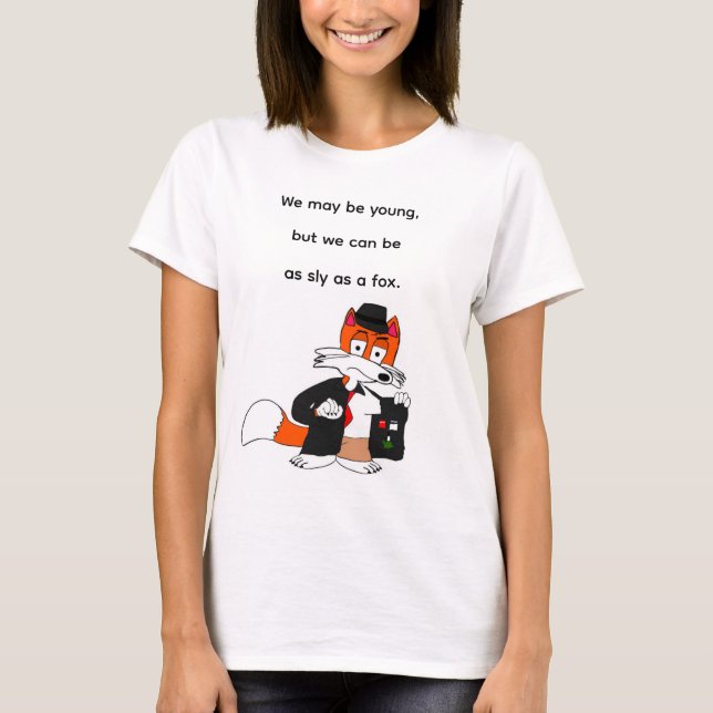 Renard Fugitif - T-Shirt pour femmes (Devant)