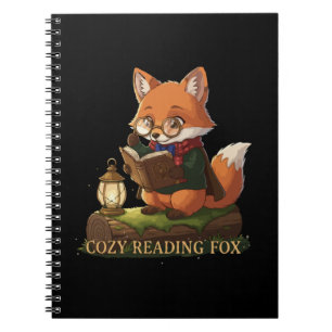 Renard Lecteur Confortable Amateur de Livres Fan
