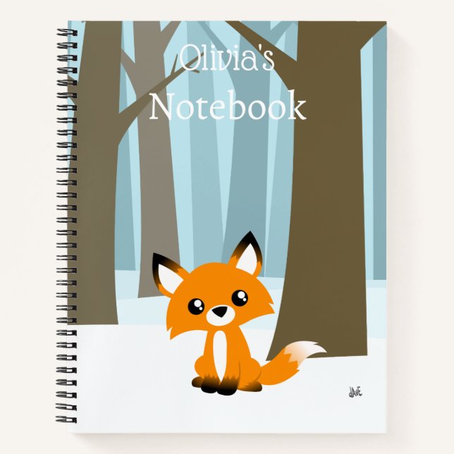 Renard Mignon dans le Cahier de Neige (Devant)