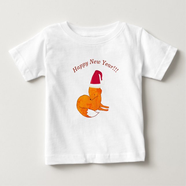Renard New Year Custom Baby T-shirt (Devant)