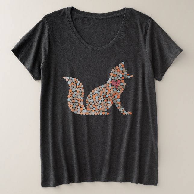 Renard pointu coloré (Design devant)