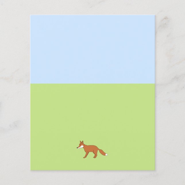 Renard rouge. (Devant)