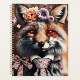 Renard sauvage portant une cravate mignon