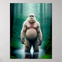 Rencontre Bigfoot - 12 x 16 Poster
