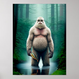 Rencontre Bigfoot - 12 x 16 Poster