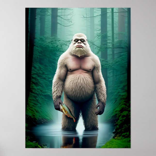 Rencontre Bigfoot - 12 x 16 Poster (Devant)