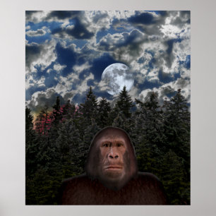 Rencontre Bigfoot - Redimensionnable Poster