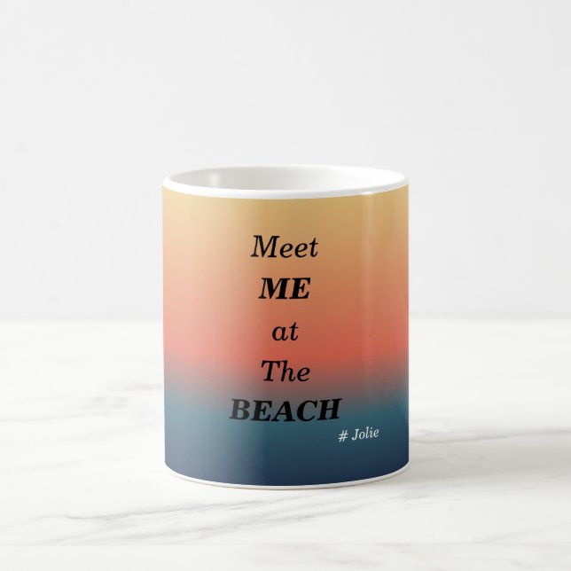 Rencontre-moi à la plage Tasse Lever de soleil sur (Centre)